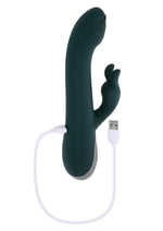 Load image into Gallery viewer, Rabbit Tap Tap Rechargeable Silicone Dual Vibrator
