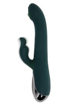 Load image into Gallery viewer, Rabbit Tap Tap Rechargeable Silicone Dual Vibrator - Green

