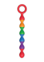 Load image into Gallery viewer, Rainbow Baller Beads Silicone Pleasure Anal Beads Waterproof

