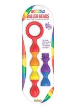 Load image into Gallery viewer, Rainbow Baller Beads Silicone Pleasure Anal Beads Waterproof
