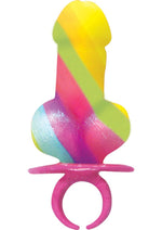 Load image into Gallery viewer, Rainbow Cock Ring Pop - 12 Per Display
