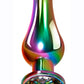 Rainbow Metal Anal Plug