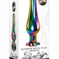 Rainbow Metal Anal Plug - Metal/Multicolor - Medium