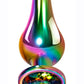 Rainbow Metal Anal Plug