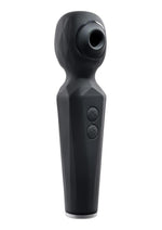 Load image into Gallery viewer, Rainbow Sucker Rechargeable Silicone Wand Vibrator
