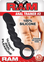 Load image into Gallery viewer, Ram Anal Trainer #2 Silicone Anal Probe - Black