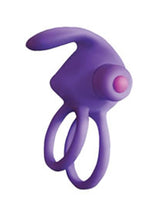 Load image into Gallery viewer, Ram Silicone Vibrating Cock Ring - Purple

