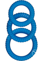 Load image into Gallery viewer, Ram Ultra Cocksweller Silicone Cock Rings - Blue

