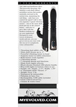 Load image into Gallery viewer, Rapid Rabbit Rechargeable Silicone Thrusting Rabbit Vibrator
