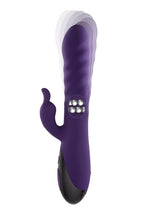 Load image into Gallery viewer, Rascally Rabbit Rechargeable Silicone Thrusting Rotating Vibrator
