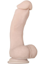Load image into Gallery viewer, Real Supple Poseable Dildo with Balls - Vanilla - 7.75in
