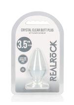 Load image into Gallery viewer, Realrock Crystal Clear Anal Plus - Clear - 3.5in