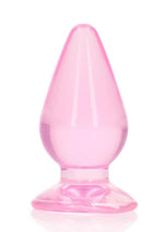 Load image into Gallery viewer, Realrock Crystal Clear Anal Plus - Clear/Pink - 3.5in