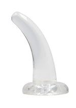 Load image into Gallery viewer, Realrock Crystal Clear Non Realistic Dildo with Suction Cup - Clear - 4.7in
