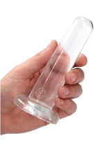 Load image into Gallery viewer, Realrock Crystal Clear Non Realistic Dildo with Suction Cup
