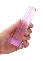 Load image into Gallery viewer, Realrock Crystal Clear Non Realistic Dildo with Suction Cup
