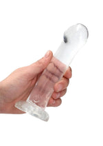 Load image into Gallery viewer, Realrock Crystal Clear Non Realistic Dildo with Suction Cup
