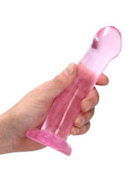 Load image into Gallery viewer, Realrock Crystal Clear Non Realistic Dildo with Suction Cup
