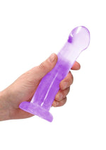 Load image into Gallery viewer, Realrock Crystal Clear Non Realistic Dildo with Suction Cup
