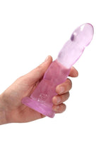 Load image into Gallery viewer, Realrock Crystal Clear Non Realistic Dildo with Suction Cup
