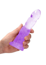 Load image into Gallery viewer, Realrock Crystal Clear Non Realistic Dildo with Suction Cup
