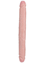 Load image into Gallery viewer, Realrock Realistic Skin Slim Double Ended Dong - Vanilla - 12in
