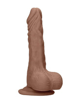 Load image into Gallery viewer, Realrock Skin Realistic Dildo with Balls - Caramel - 10in
