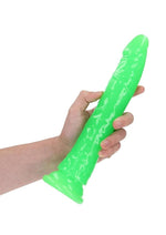 Load image into Gallery viewer, Realrock Slim Glow In The Dark Dildo with Suction Cup
