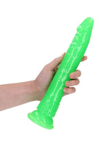 Load image into Gallery viewer, Realrock Slim Glow In The Dark Dildo with Suction Cup
