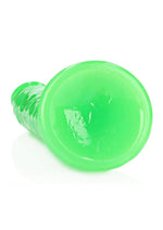 Load image into Gallery viewer, Realrock Slim Glow In The Dark Dildo with Suction Cup
