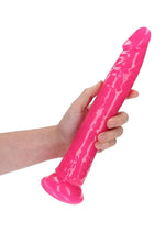 Load image into Gallery viewer, Realrock Slim Glow In The Dark Dildo with Suction Cup
