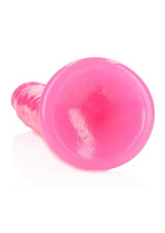 Load image into Gallery viewer, Realrock Slim Glow In The Dark Dildo with Suction Cup
