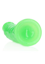 Load image into Gallery viewer, Realrock Slim Glow In The Dark Dildo with Suction Cup

