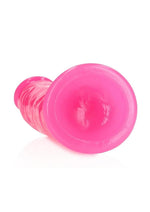 Load image into Gallery viewer, Realrock Slim Glow In The Dark Dildo with Suction Cup
