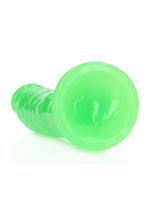 Load image into Gallery viewer, Realrock Slim Glow In The Dark Dildo with Suction Cup
