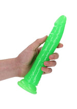Load image into Gallery viewer, Realrock Slim Glow In The Dark Dildo with Suction Cup
