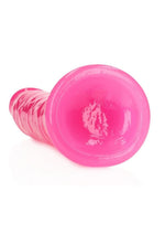 Load image into Gallery viewer, Realrock Slim Glow In The Dark Dildo with Suction Cup
