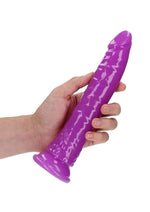 Load image into Gallery viewer, Realrock Slim Glow In The Dark Dildo with Suction Cup

