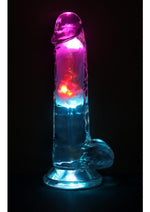 Load image into Gallery viewer, Realrock Vibrating Led Wireless Rechargeable Remote Control Cock with Balls
