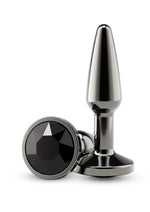Load image into Gallery viewer, Rear Assets Chrome Tapered Anal Plug - Gray/Grey - Small