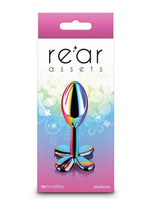 Load image into Gallery viewer, Rear Assets Clover Aluminum Anal Plug - Multicolor