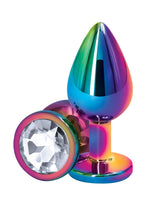 Load image into Gallery viewer, Rear Assets Multicolor Anal Plug - Clear - Medium/Small

