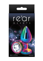 Load image into Gallery viewer, Rear Assets Multicolor Anal Plug - Clear - Medium/Small
