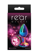 Load image into Gallery viewer, Rear Assets Multicolor Anal Plug - Pink - Small
