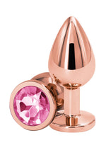 Load image into Gallery viewer, Rear Assets Rose Gold Anal Plug - Pink - Medium/Small