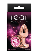Load image into Gallery viewer, Rear Assets Rose Gold Anal Plug - Pink/Rose Gold - Small