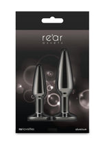 Load image into Gallery viewer, Rear Assets Tapered Trainer Chrome Plated Anal Plugs Kit