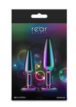 Load image into Gallery viewer, Rear Assets Tapered Trainer Chrome Plated Anal Plugs Kit