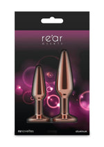 Load image into Gallery viewer, Rear Assets Tapered Trainer Chrome Plated Anal Plugs Kit