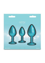 Load image into Gallery viewer, Rear Assets Tapered Trainer Chrome Plated Anal Plugs Kit